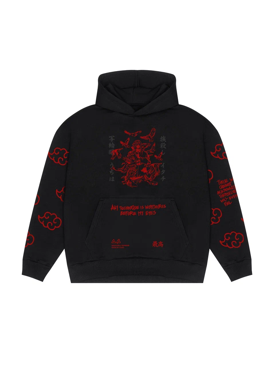 ВЫШИТЫЙ ХУДИ SUPREME RED